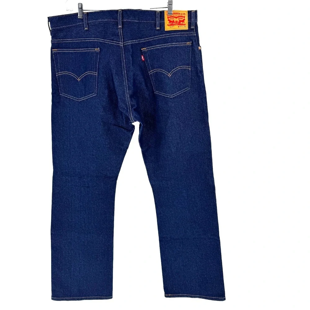 Levis 517 Bootcut Jeans Men's 40x32 Blue Cowboy Landman Yellowstone Western NWOT